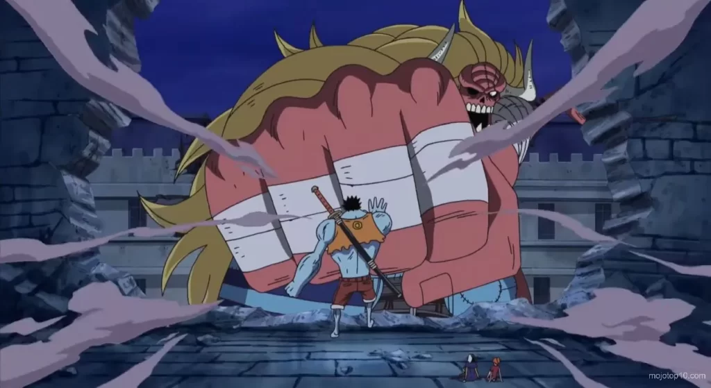 Straw Hats VS Oars fights in One Piece